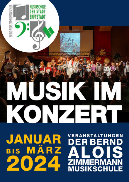 Coverseite Musikschulflyer Januar bis März 2024